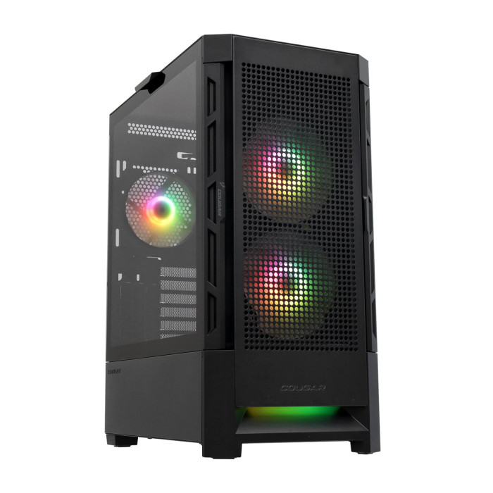 Case ATX midi tower Cougar Airface RGB, (без БП), black