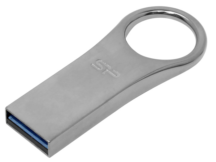 USB flash 128GB Silicon Power, Jewel J80, SP128GBUF3J80V1T, USB 3.2, silver