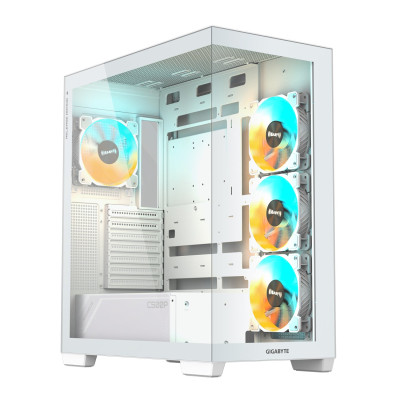 Case ATX midi tower Gigabyte C500 Panoramic Stealth ICE, GB-C500PI ST, (без БП), white