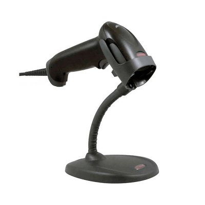 EMEA USB kit: Omni-directional, 1D, PDF, 2D, black scanner (1470g2D-2), flexible presentation stand (STND-15F03-009-6), USB Type A 1.5m straight cable (CBL-500-150-S00)
