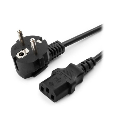 Cable power, Cablexpert PC-186-1-5M, Schuko - C13, 5м, black