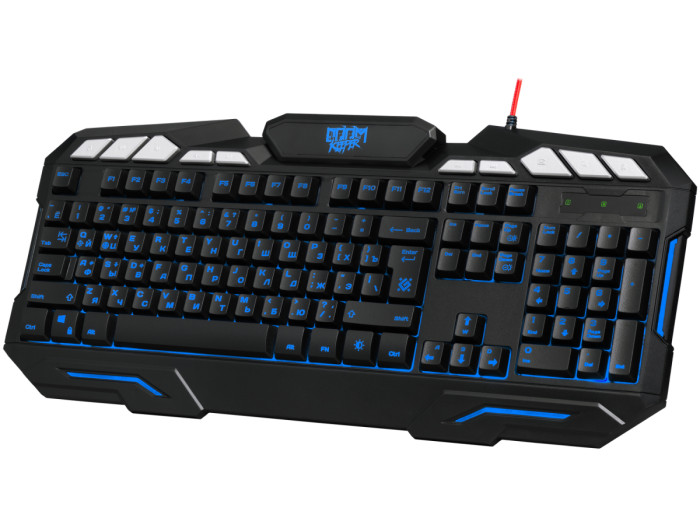 KeyBoard  USB, Defender Doom Keeper GK-100DL, black, (45100)