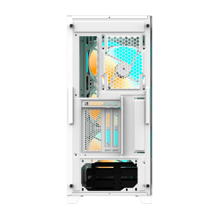 Case ATX midi tower Gigabyte, C301GW GLASS V2, (без БП), white