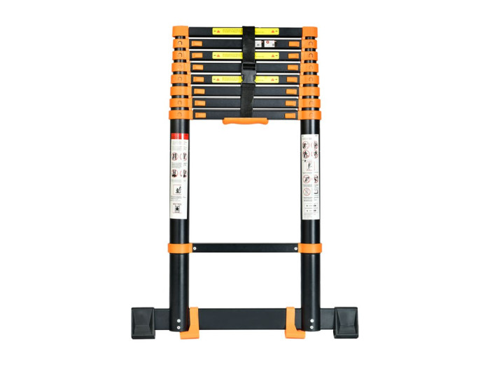 Лестница телескопическая 1-секц. алюм. 590см, 15 ступ. 17,0кг BLACK LINE STARTUL (ST9931-059)