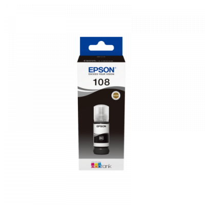 Контейнер с чернилами Epson C13T09C14A 108 EcoTank Black 70 ml