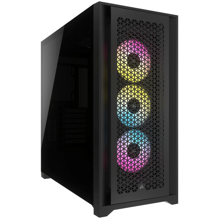 Corsair iCUE 5000D RGB Airflow Tempered Glass, Black