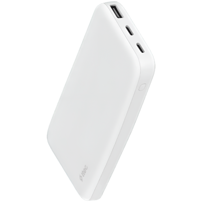ttec ChargeUp 10.000mAh Powerbank White