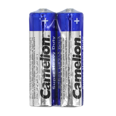 Батарейки Camelion AA (R6P-SP2B), super heavy duty, комплект - 2 штуки