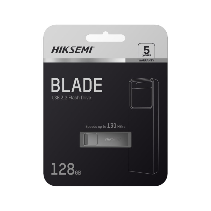 USB flash 128GB HikSemi, HS-USB-E301 128G U3, USB 3.0, grey