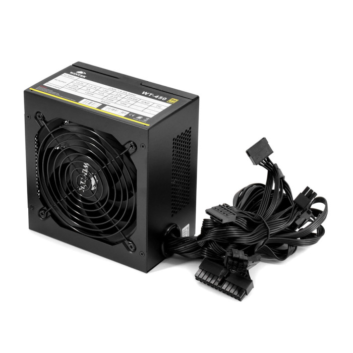 Power supply ATX Wintek WT-450, 450W, 80 Plus Bronze , black