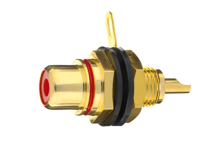 inakustik Коннектор для розетки Premium RCA Panel Jack ЧЕРНЫЙ EAN:4001985307593