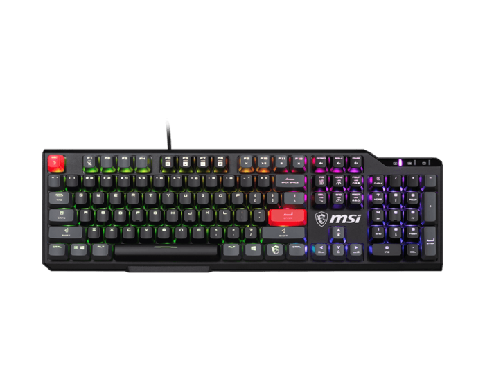 Игровая Клавиатура MSI Vigor GK41 DUSK LR RU USB 2.0/ переключатели Kailh Red /кабель 1.8м