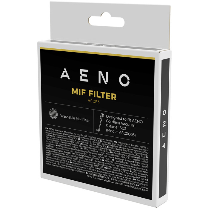 AENO Washable MIF filter for stick vacuum cleaner SC3