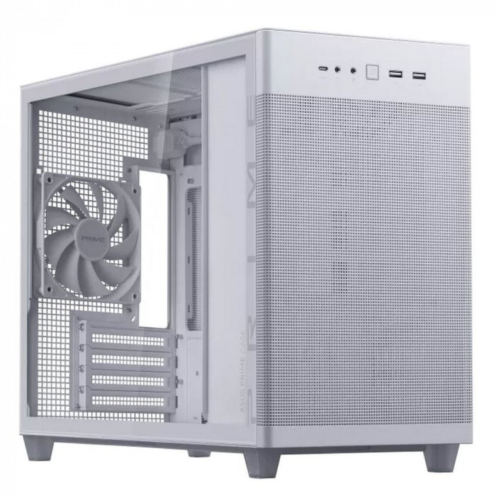 Корпус ASUS Prime AP201, Micro tower case with Tempered Glass, with support for 360 mm coolers, graphics cards up to 338