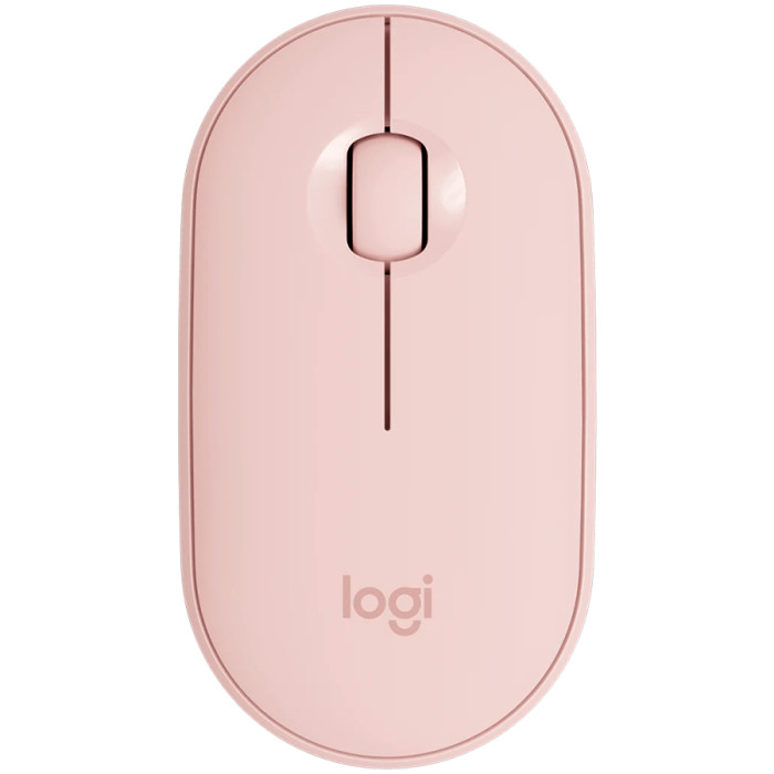 LOGITECH M350S Pebble 2 Bluetooth Mouse - TONAL ROSE
