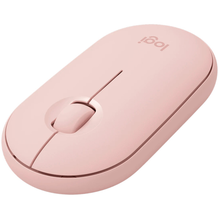 LOGITECH M350S Pebble 2 Bluetooth Mouse - TONAL ROSE