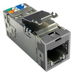 NETCONNECT Modular jack AMP-TWIST SLX cat.6A GY