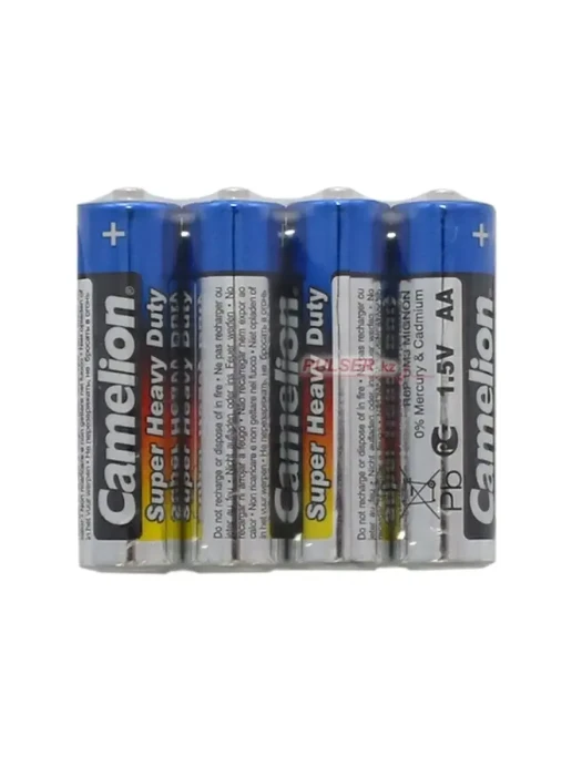 Батарейки Camelion AA (R6P-SP4B), super heavy duty, комплект - 4 штуки