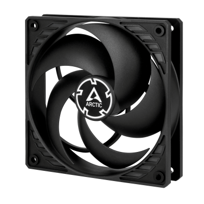 Кулер для корпуса ARCTIC P12 PWM PST CO (Black), ACFAN00121A, 12cm, 200-1800rpm, 4Pin, Ball Bearing