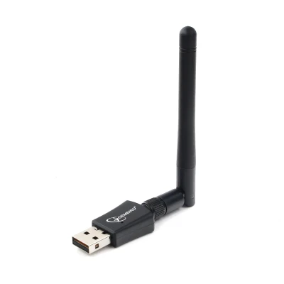 Адаптер USB Gembird WNP-UA-009 Wi-Fi 600 Мбит, двухдиапазонный с антенной, USB, 802.11b/g/n/ac/а