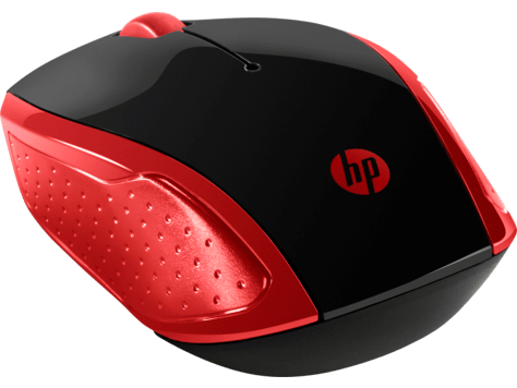 Оптическая беспроводная мышь HP 2HU82AA, 200 Empress Red, 1000 dpi, USB, 2.4 ГГц, красный