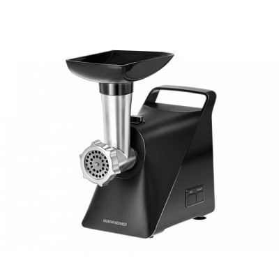 Мясорубка, Redmond, RMG-1236, 1340 Вт, Производительность 1,6 кг/мин, Количество дисков для фарша 2, Диаметр отверстий диска 5 мм/7 мм, Черный