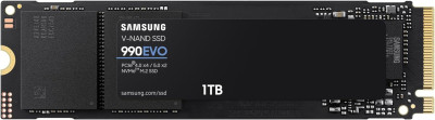 Твердотельный накопитель 1000Gb SSD Samsung 990 EVO M.2 PCIe 4.0 R5000Mb/s W4200MB/s MZ-V9E1T0BW