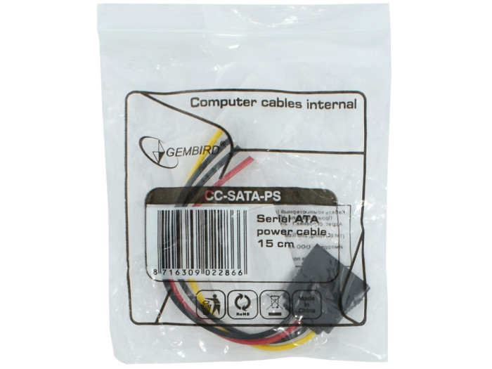 Cable power internal SATA, for 1 HDD, Cablexpert CC-SATA-PS