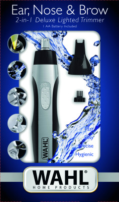 Триммер для носа и ушей Nose trimmer серебро-черный