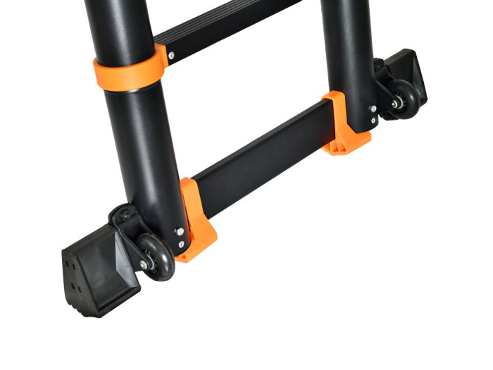 Лестница телескопическая 2-х секц. алюм. 290/580см, 2х7 ступ. 19,2кг BLACK LINE STARTUL (ST9932-058)