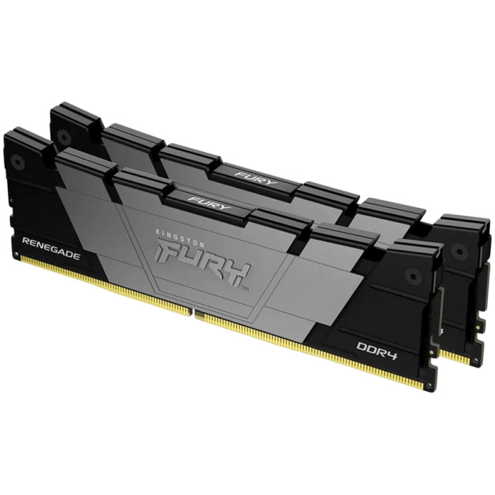 Kingston 32GB 3200MT/s DDR4 CL16 DIMM (Kit of 2) 1Gx8 FURY Renegade Black