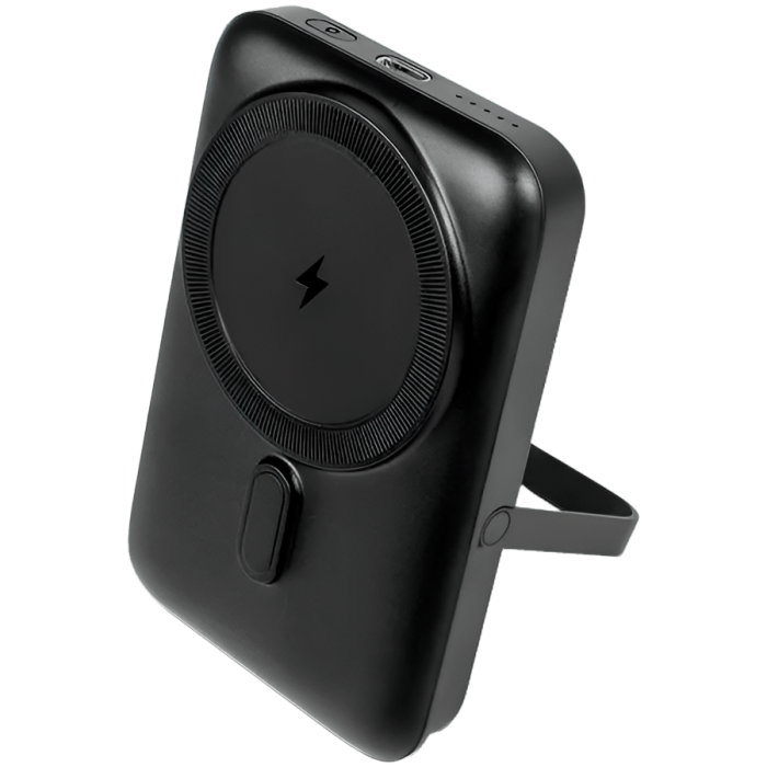 ttec ReCharger Pro M 10.000mAh MagSafe Compatible PD 20W Powerbank with Stand Black