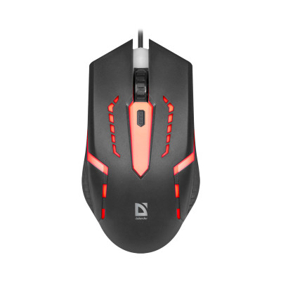 Mouse Defender Flash MB-600L B, USB, Optical 800-1200 dpi, (52600)