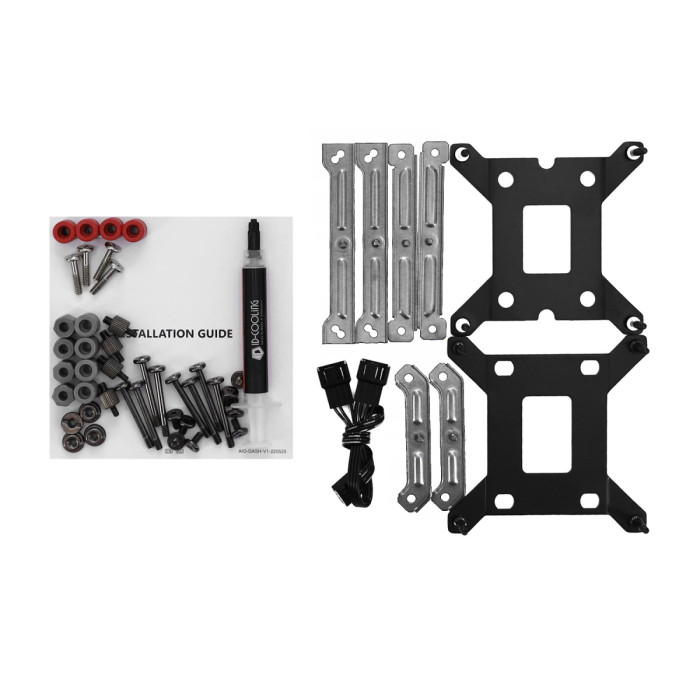 Water Cooler ID-Cooling Dashflow 240 Basic, for S1700/2066/2011/115x/AM5, white