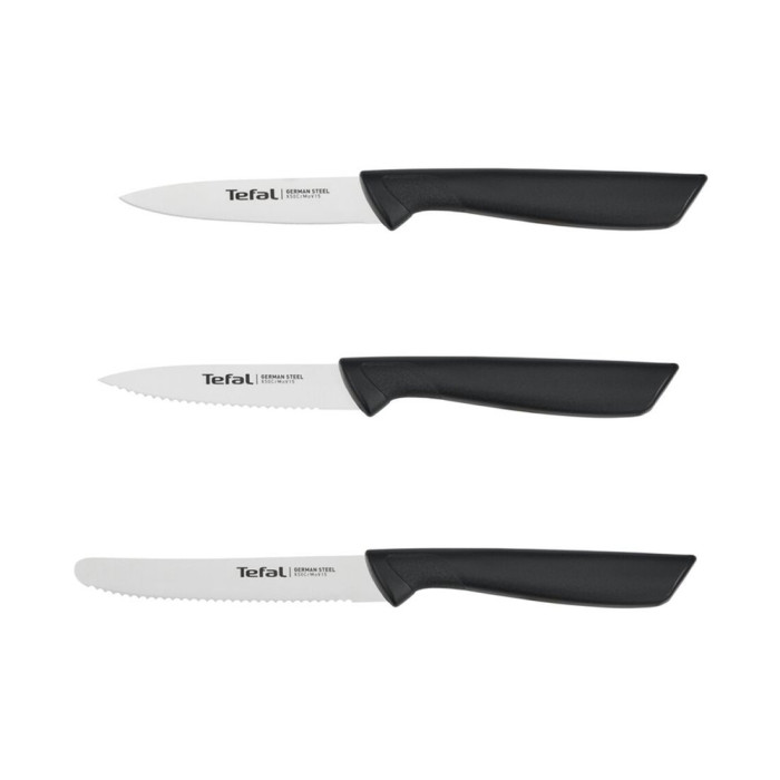 Набор ножей, Tefal, Colourfood K2733S04, 3 шт, Назначение для нарезки овощей и фруктов, универсальный, Материал лезвия нержавеющая сталь