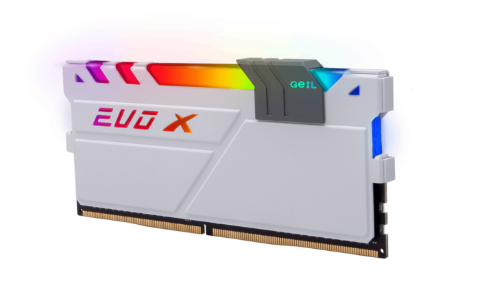 Оперативная память 32GB Kit (2x16GB) GEIL DDR4 2666MHz EVO X II White RGB GEXSG432GB2666C19DC