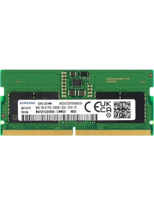 Оперативная память для ноутбука  8GB DDR5 5600MHz Samsung SO-DIMM, 1.1V, M425R1GB4PB0-CWMOD