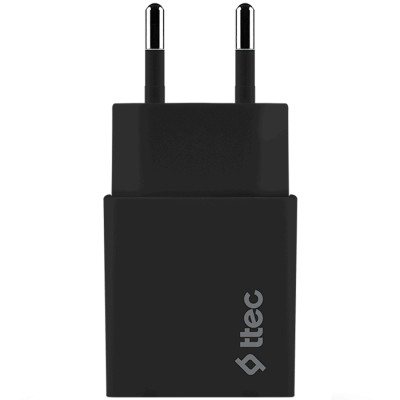 ttec SmartCharger Travel Charger , 2.1A , Black