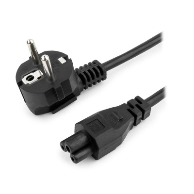 Cable power, Cablexpert PC-186-ML12-3M, Schuko - C5 (ноутбук), 3 pin, 3м,  black