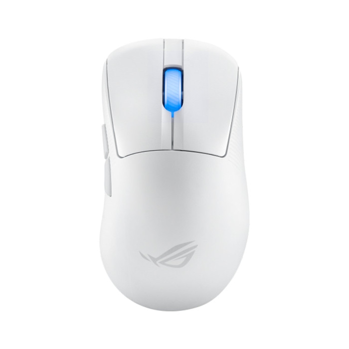 Mouse ASUS P714 ROG KERIS II WL ACE, Wireless, BT 5.0/2.4GHz, Optical 42000 dpi, USB, white
