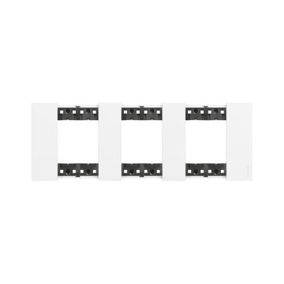 Рамка декоративная Bticino KA4802M3KW Living Now 3 поста (2+2+2) белый