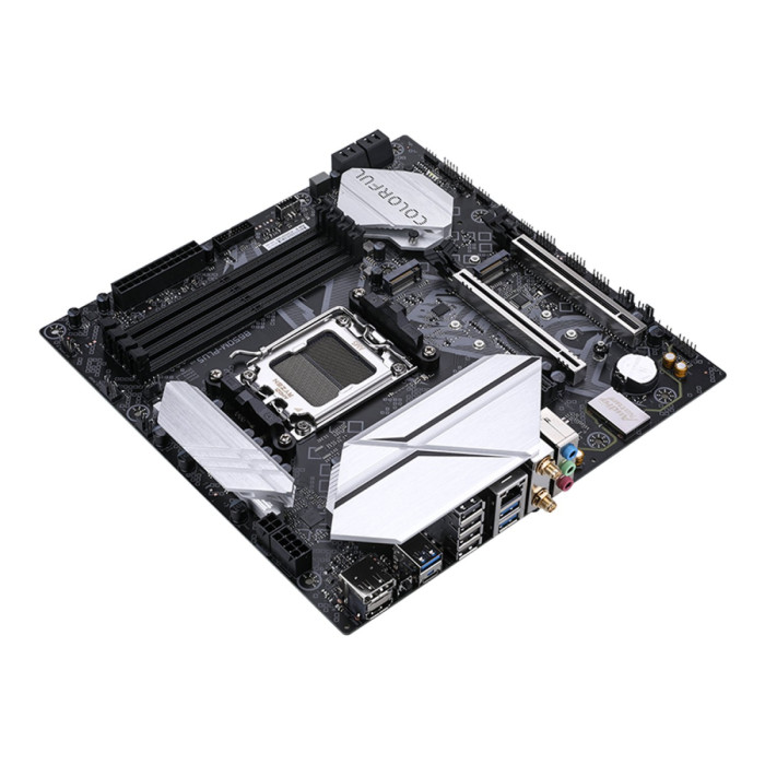 MB Socket AM5, MATX, AMD B650 (DP+HDMI) Colorful BATTLE-AX B650M-PLUS WIFI V15I,4DDR5, 1PCIx16,PCIx1