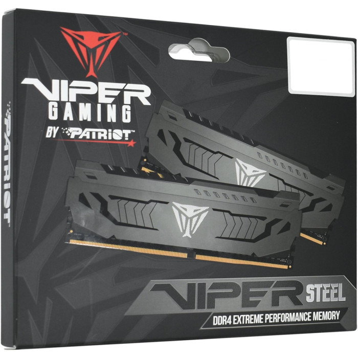 DIMM DDR4 32 GB kit <3200MHz> Patriot Viper Steel, PVS432G320C6K (2x16GB), CL16