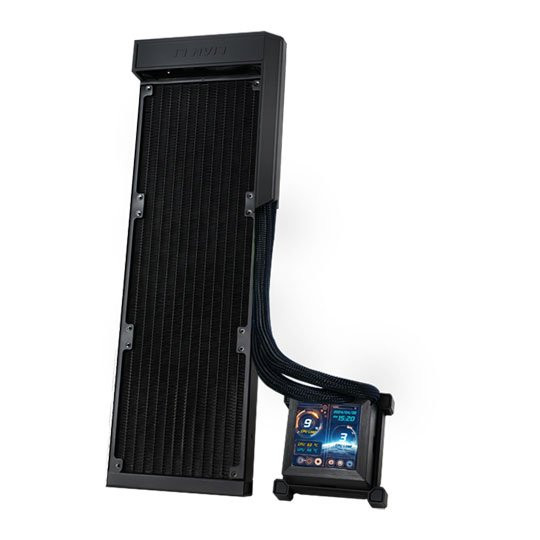 Водяное охлаждение для CPU Lian Li HydroShift LCD 360 FAN LESS Black G89.GHSLCD36NB.00