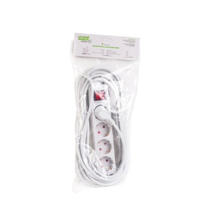 Сетевой фильтр L4S10m 10 м. 220 в.