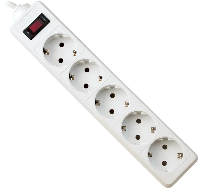 Сетевой фильтр Defender ES 5.0 - 5,0 М, 5 розеток, белый
