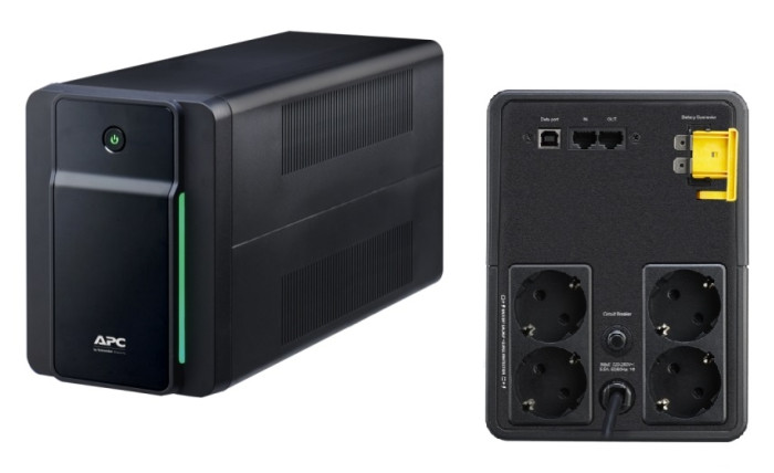 APC Back-UPS 1200VA, 230V, AVR, Schuko Sockets