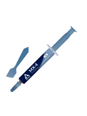 Термопаста ARCTIC MX-4, ACTCP00031B, 4g, 2.5g/cm3, шприц со шпателем