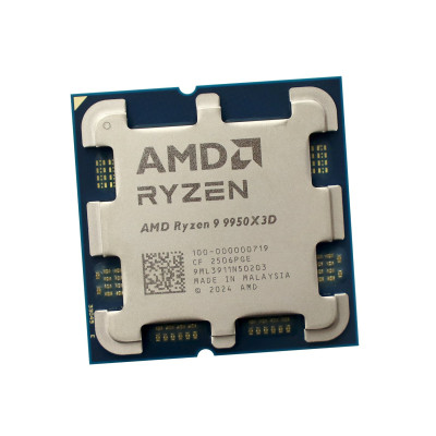 CPU AMD Ryzen 9 9950X3D 4.3GHz (Granite Ridge,), 16C/32T, (100-000000719), 16/128MB, 170W, AM5,oem