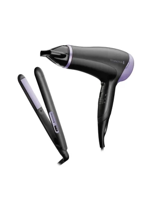 Набор фен + выпремитель Remington D3016GP черный